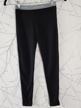 Icebreaker Black Lightweight Merino Wool Baselayer Leggings